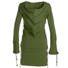 Vishes Kleid lagenlook Kleid mit Zipfelkapuze...