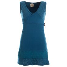 Vishes Kurzes ärmelloses mini Sommerkleid bedruckt -...