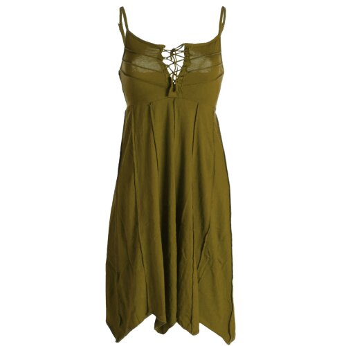 Vishes Leichtes Sommerkleid mit verstellbaren Trägern olive 38