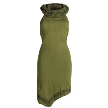 Vishes Neckholder Zipfelkleid mit Kapuzenkragen aus...