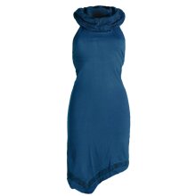 Vishes Neckholder Zipfelkleid mit Kapuzenkragen aus...