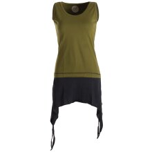 Vishes Ärmelloses, asymmetrisches Elfen Zipfelkleid...