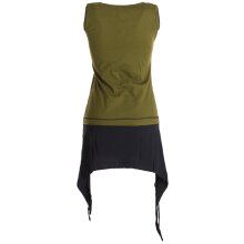 Vishes Ärmelloses, asymmetrisches Elfen Zipfelkleid...