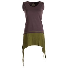 Vishes Ärmelloses, asymmetrisches Elfen Zipfelkleid...