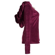 Vishes Samtjacke mit extra großer geraffter Cape...