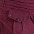 Vishes Pludrige Sommer Damen Chino Haremshose aus Baumwolle dunkelrot 34-38