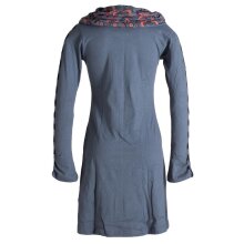 Vishes Langärmliges Blumenkleid aus Baumwolle mit...