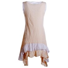 Vishes Armloses Lagenlook Kleid aus Baumwolle mit...