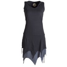 Vishes Ärmelloses Elfenkleid im Lagenlook mit...