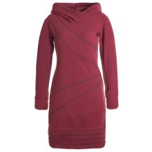 Vishes Langärmliges Patchwork Hoodie Eco Fleecekleid...