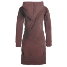 Vishes Langärmliges Patchwork Hoodie Eco Fleecekleid...