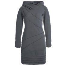 Vishes Langärmliges Patchwork Hoodie Eco Fleecekleid...