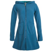 Vishes Einfarbiger Eco Fleecemantel mit Kapuze...