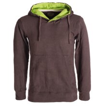 Vishes Herren Sweatshirt aus Baumwollfleece mit...