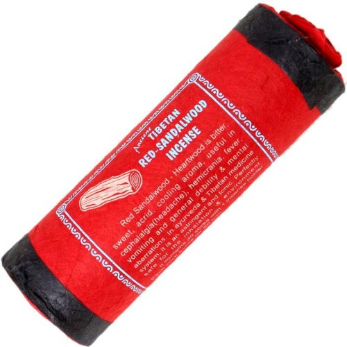 30 Räucherstäbchen Himalaya Tibet Nepal Stäbchenhalter Rotes Sandelholz (Tibetan Red Sandalwood)