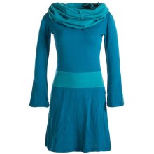 Vishes Langärmliges Baumwoll Hoodie Kleid mit...