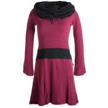 Vishes Langärmliges Baumwoll Hoodie Kleid mit...