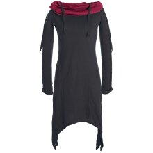 Vishes Zweifarbiges langarm Elfen Zipfelkleid aus...