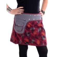 Vishes Elfen Mini Rock mit Bauchtasche - bedruckt mit...