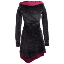 Vishes Langärmliges asymmetrisches patchwork...