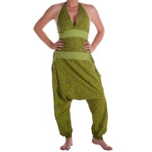 Vishes Damen Hippie Latzhose Overall Haremshose...