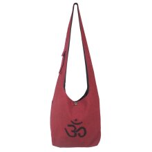 Vishes Umhängetasche aus grob gewebter Baumwolle mit...