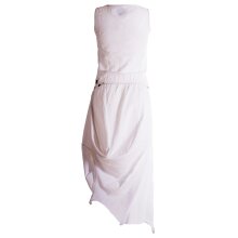 Vishes Ärmelloses lagenlook Kleid aus Baumwolle zum...