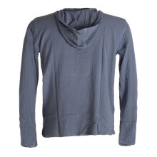 Vishes Herren Kapuzen-Hemd Fischerhemd aus weicher...