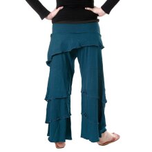 Vishes Lagenlook Zipfelhose aus Baumwolle Larp Hose Goa...