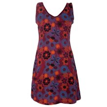 Vishes Ärmelloses Blumenkleid aus Baumwolle mit...