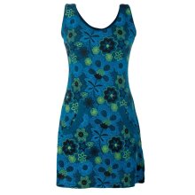 Vishes Ärmelloses Blumenkleid aus Baumwolle mit...