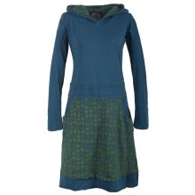 Vishes Gepunktetes Damen Hoodie Kleid mit Zipfelkapuze...