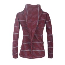 Vishes Bedruckte Damen Patchwork Jacke aus Baumwolle mit...