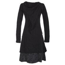 Vishes Langarm Lagenlookkleid aus Baumwolle mit...