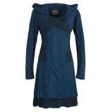 Vishes Langarm Lagenlookkleid aus Baumwolle mit...