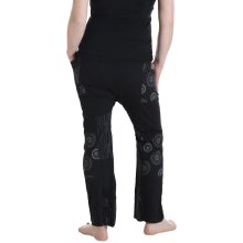 Vishes Haremshose Jersey Baumwolle schwarz 42