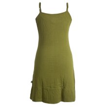 Vishes Besticktes Rosen Baumwoll-Kleid mit verstellbaren...