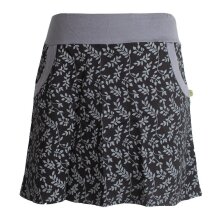 Vishes kurzer Damen Baumwoll-Rock - mit Blättern in...