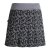 Vishes kurzer Damen Baumwoll-Rock - mit Blättern in Floralem Muster bedruckt schwarz 46