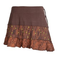 Vishes Asymmetrischer Blümchenrock Bedruckt aus...