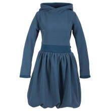 Vishes Warmes Ballonkleid aus recyceltem Fleece mit...