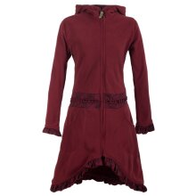 Vishes Weicher, Warmer Damen Elfen Fleecemantel mit...