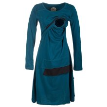 Vishes Knielanges Langarm Damen Stillkleid aus...