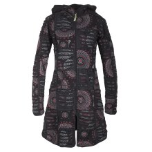 Vishes Damen Patchworkmantel Baumwolle Cutwork bedruckt...
