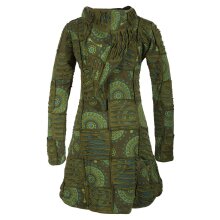 Vishes Damen Patchworkmantel Baumwolle Cutwork bedruckt...