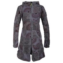 Vishes Damen Patchworkmantel Baumwolle Cutwork bedruckt...
