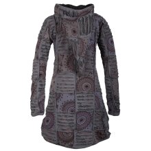 Vishes Damen Patchworkmantel Baumwolle Cutwork bedruckt...