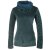 Vishes Damen Rollkragen Samtpullover Sweater aus Baumwolle bedruckt