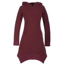 Vishes - Weiches Warmes Hoodie Zipfelkleid mit...
