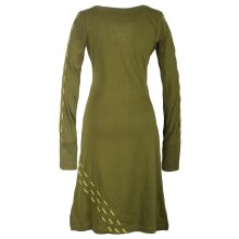 Vishes Langarm Damen Winter Stillkleid Knielang aus...